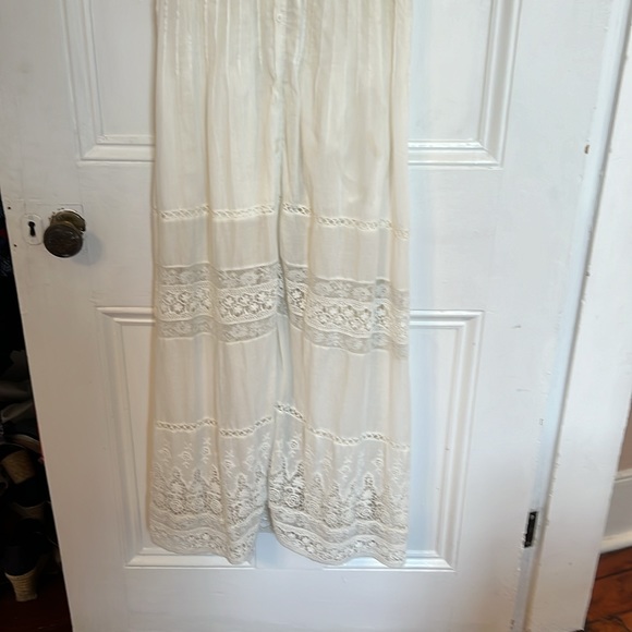 Small Loveshack Fancy long dress off white voile with much fab lace - Picture 3 of 9